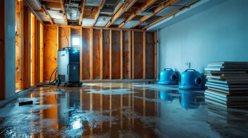 Warehouse Water Damage Cleanup Willis